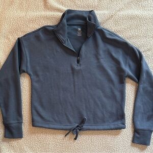 GAIAM Blue Quarter-Zip Sweatshirt